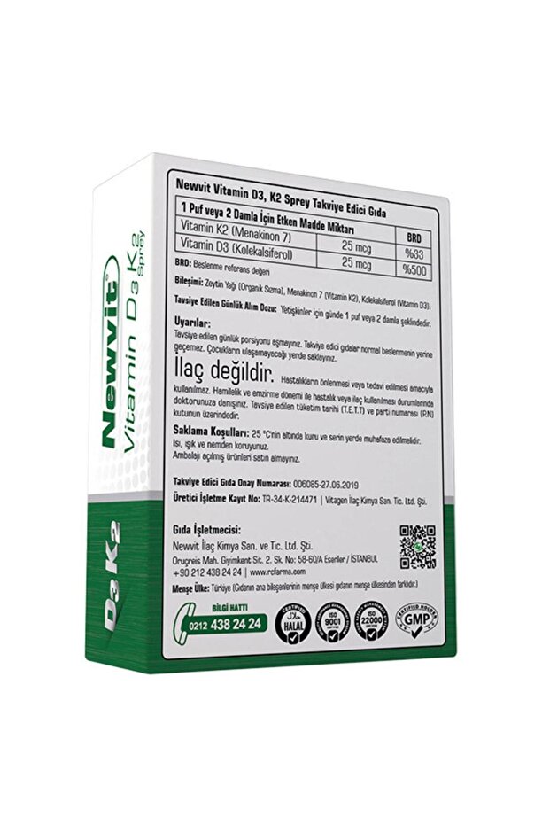 Vitamin D3 K2 Sprey 30 ml - 3