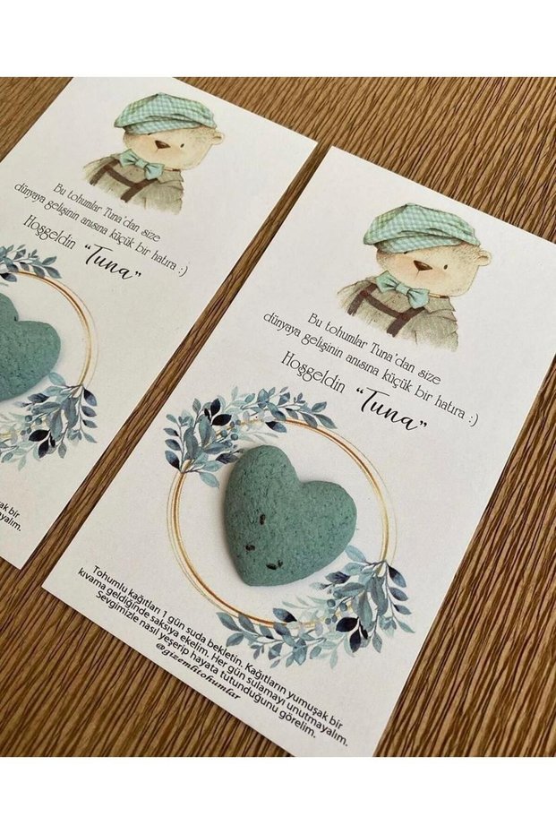 Seeded Card 50 Pieces Birthday, baby Shower, gift