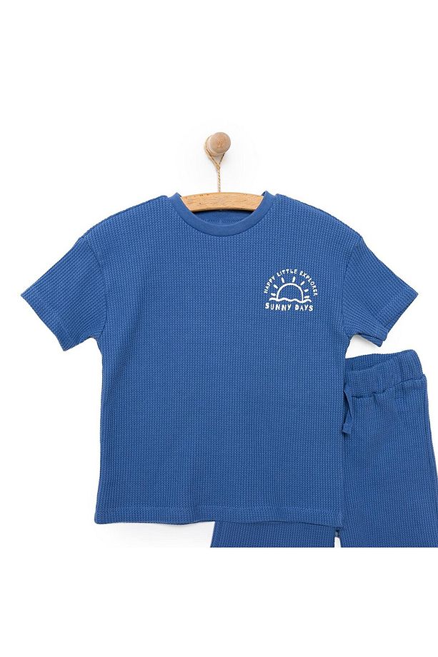 HelloBaby Little Sailor Erkek Tshirt-Şort Erkek Bebek - 3