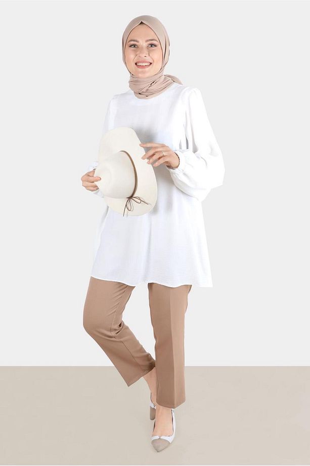 Klasik Krep Pantolon 70355 - 3