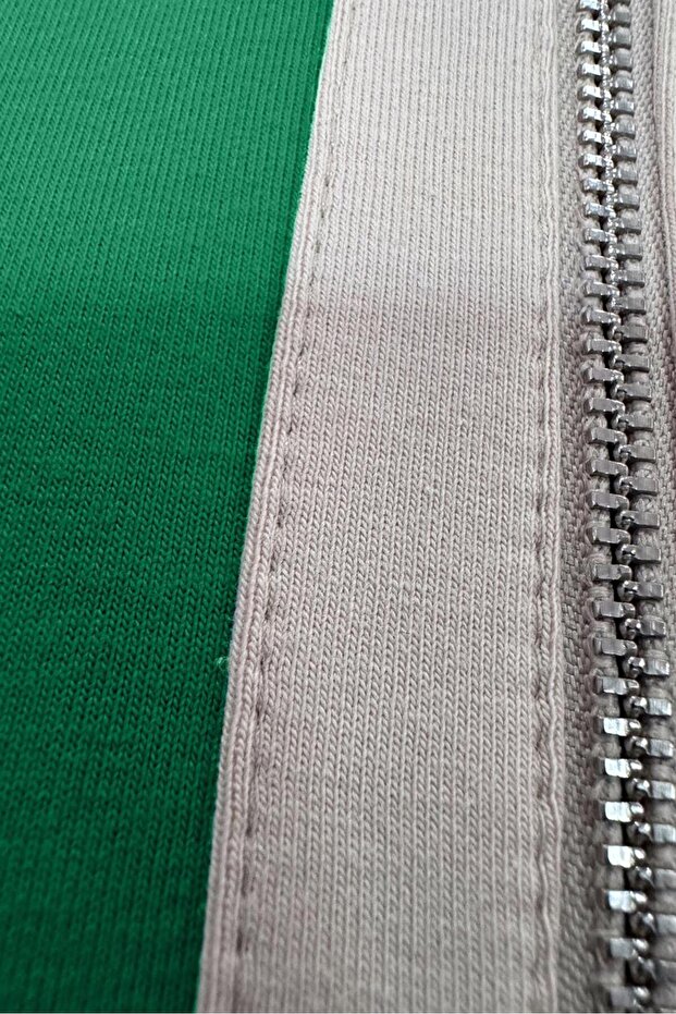 KAPÜŞONLU FERMUARLI EŞOFMAN TUNİK 43882 - 5