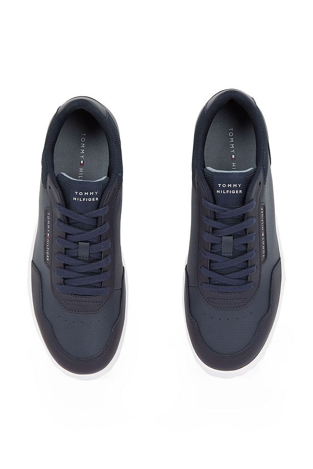 Lacivert Erkek Sneaker TH BASKET CORE LTH PINPERF - 4