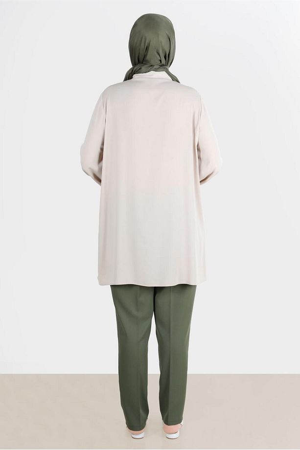 Klasik Krep Pantolon 70355 - 3