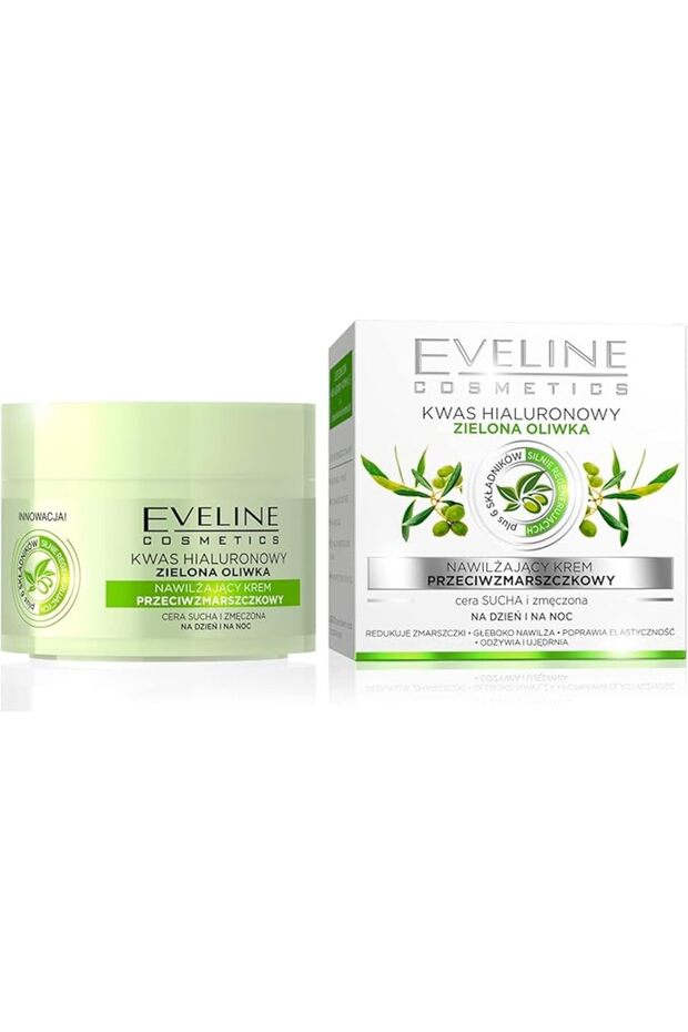 Hyaluronic Acid Anti Wrinkle Day & Night Moisturising Cream, 50Ml