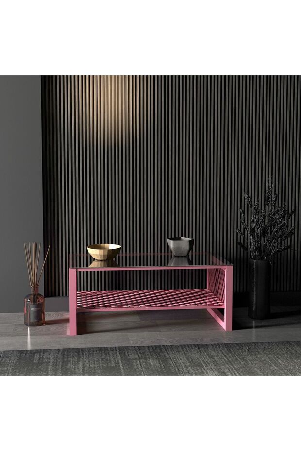 Gercalan Dikdörtgen Orta Sehpa - 1