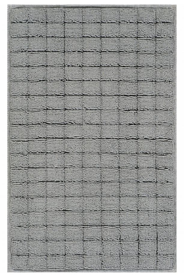 Carre Banyo Halısı Paspas Gri 60x100 cm - 3