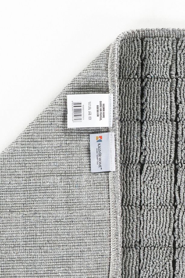 Carre Banyo Halısı Paspas Gri 60x100 cm - 4