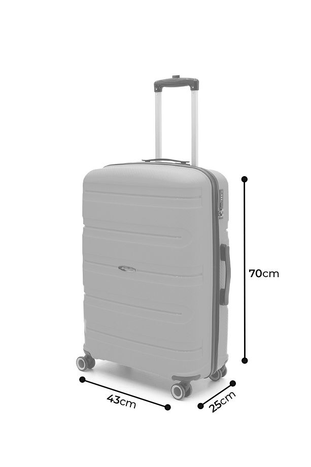 Artemis (PP) Polipropilen&Kırılmaz Orta Boy Valiz 65 CM - 5