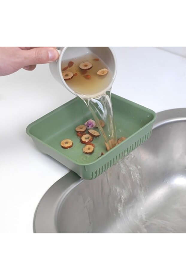 حاوية حوض SKOLÄST، قابلة للتمديد - منظم مطبخ عملي وموفر للمساحة - 4