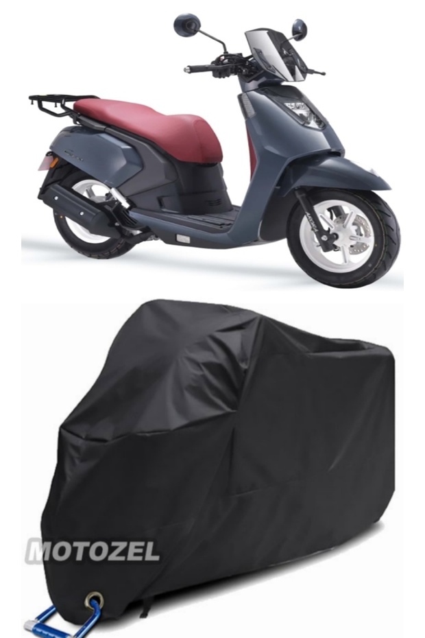 Arora Gemma Lock Compatible Black Motorcycle Tarpaulin Waterproof