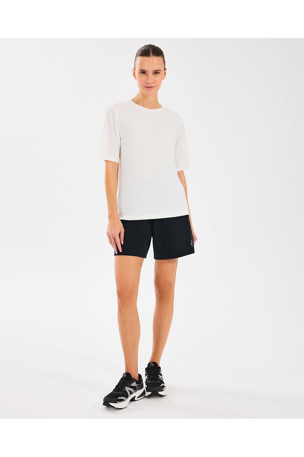 W Lounge Regular 5 Inch Sweatshort Kadın Siyah Şort S2510059-001 - 1