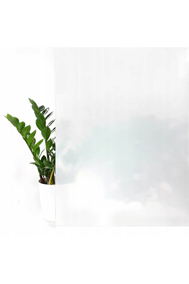176-0338 Raki White Self Adhesive Glass Foil (45 cm X 1 Mt)