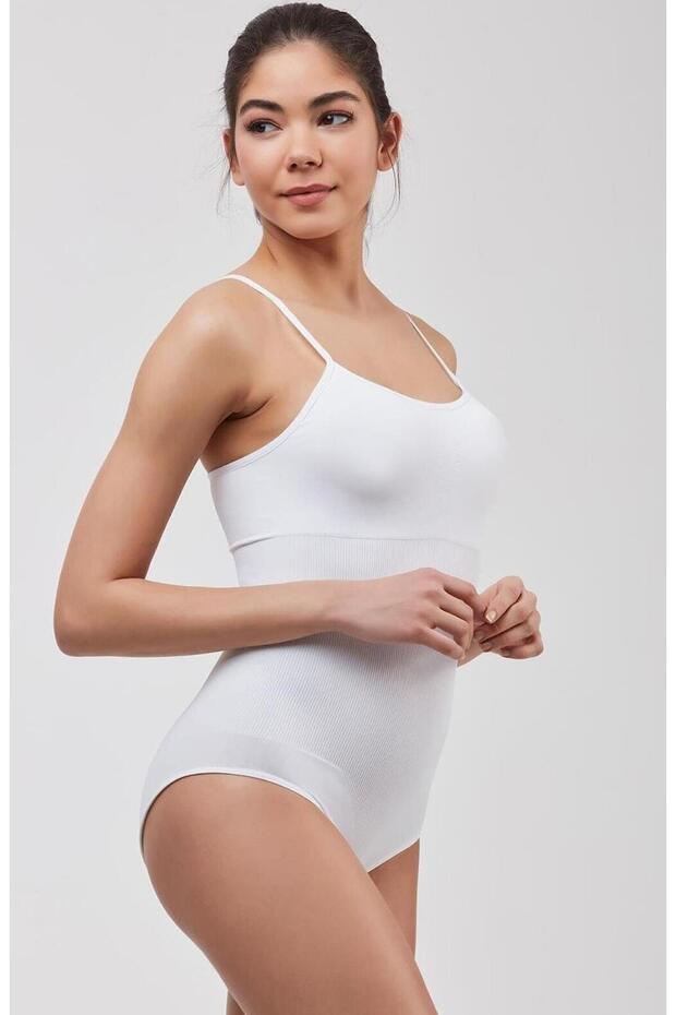 Sb-4-792 Women's Sponge Supported Slip Body with Rope Strap