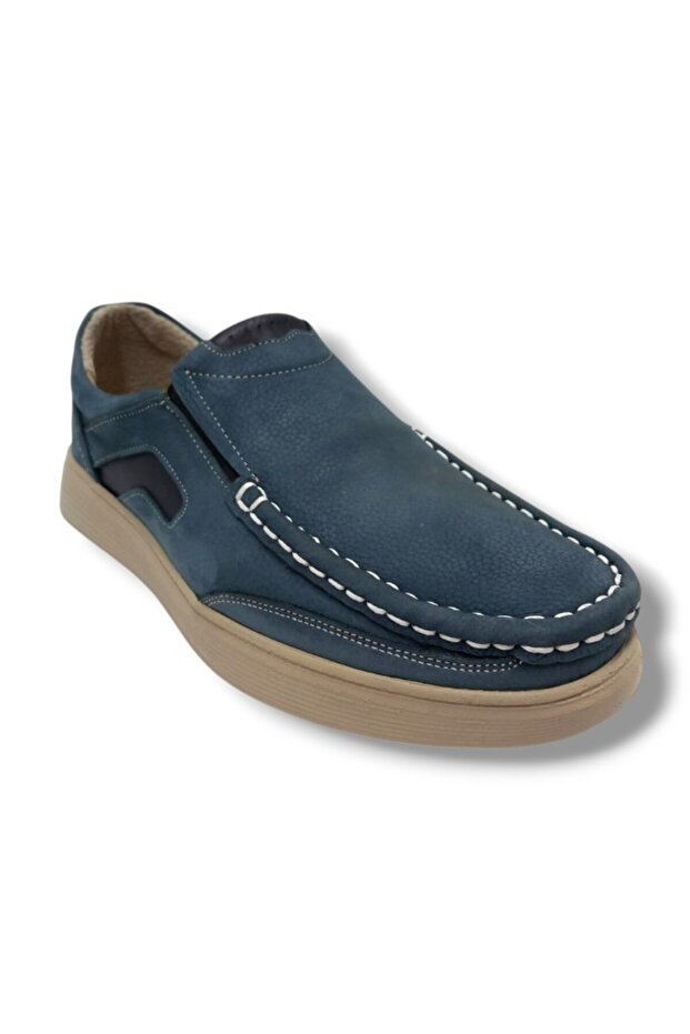 1701-25 Genuine Nubuck Leather Anatomical Casual Men's Shoes