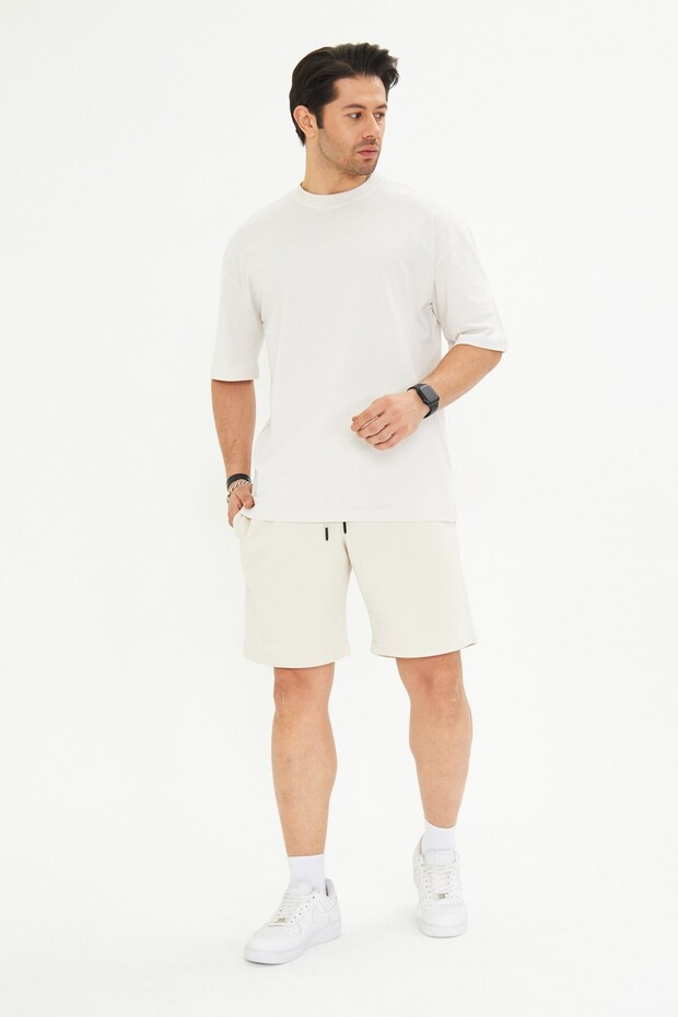 Cotton Relax Comfort Oversize T-Shirt and Shorts Set
