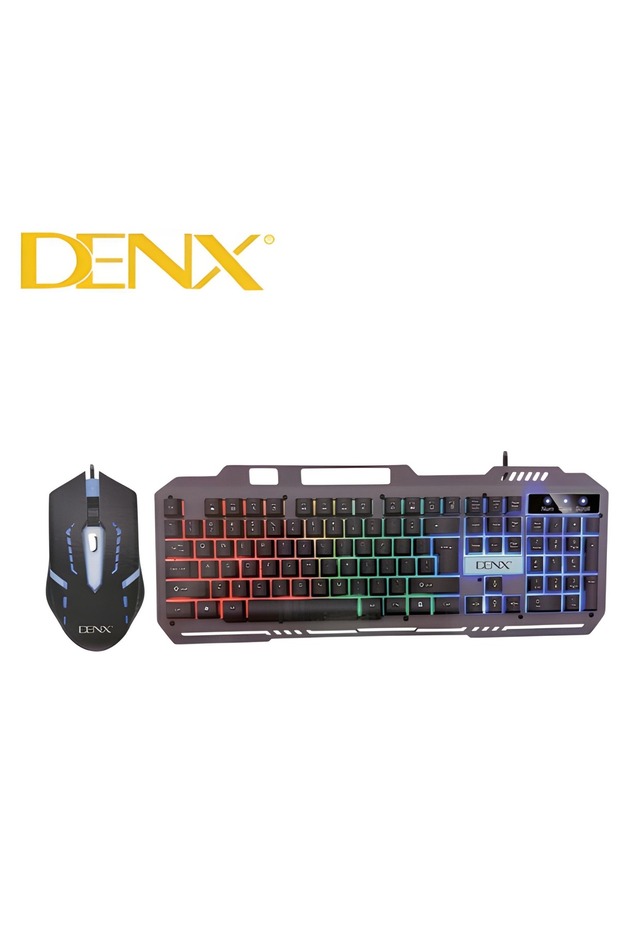 Wired RGB Backlit Keyboard and Gaming Mouse Set DX1795 - 4