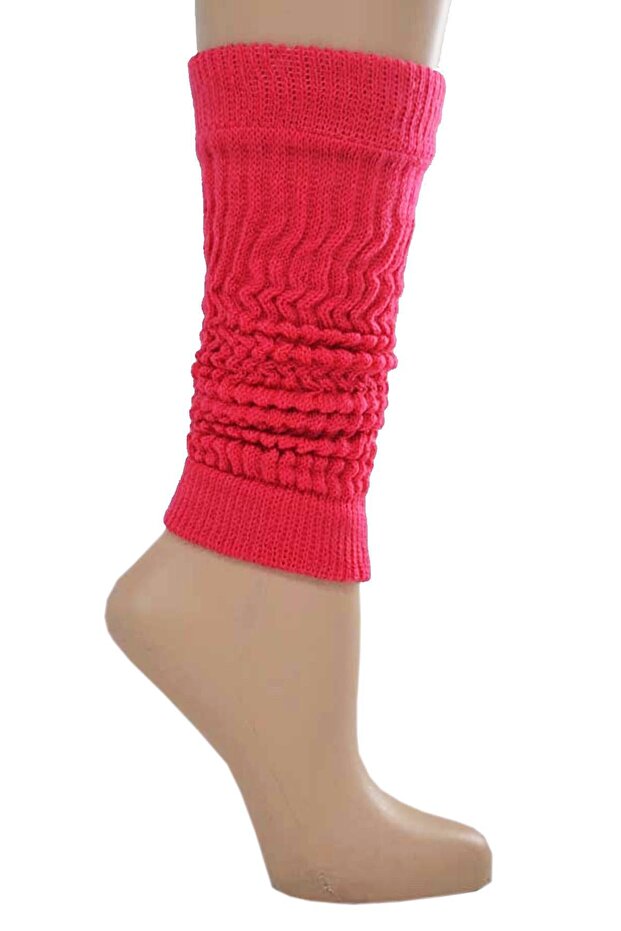 Young Girl Solid Color Leggings Aerobic Boots Socks Pomegranate Flower