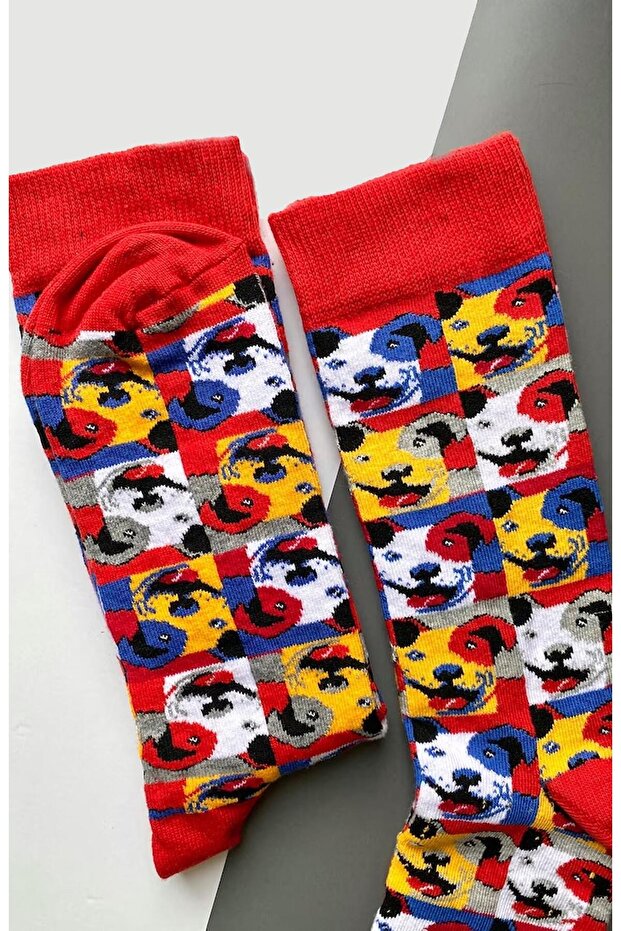 جوارب طويلة بنمط الكلب للرجال Clb - 1