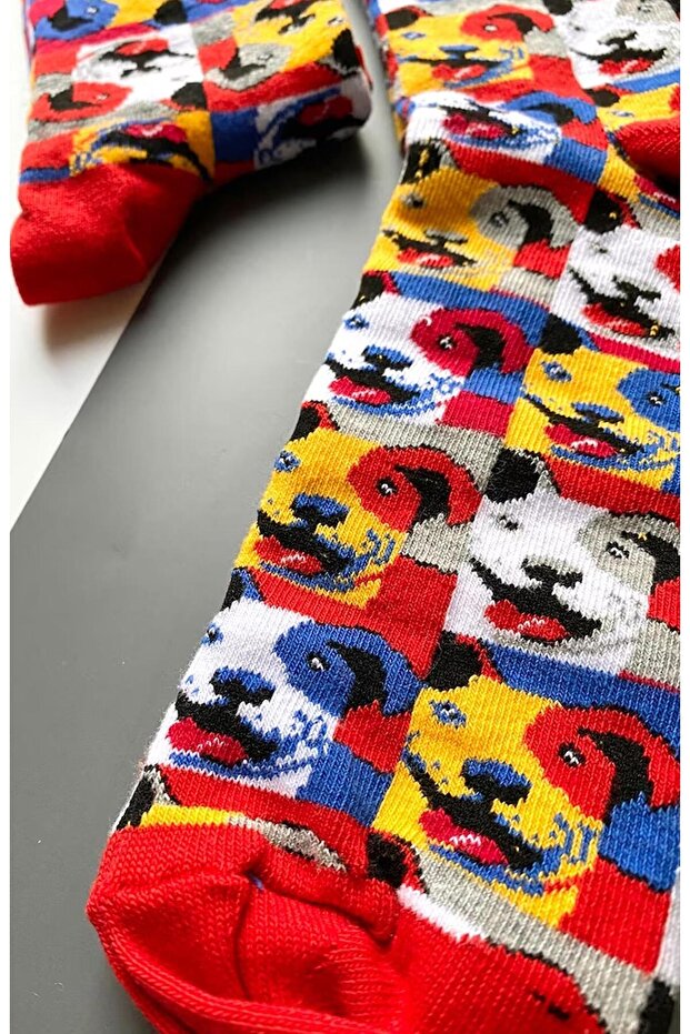 جوارب طويلة بنمط الكلب للرجال Clb - 8