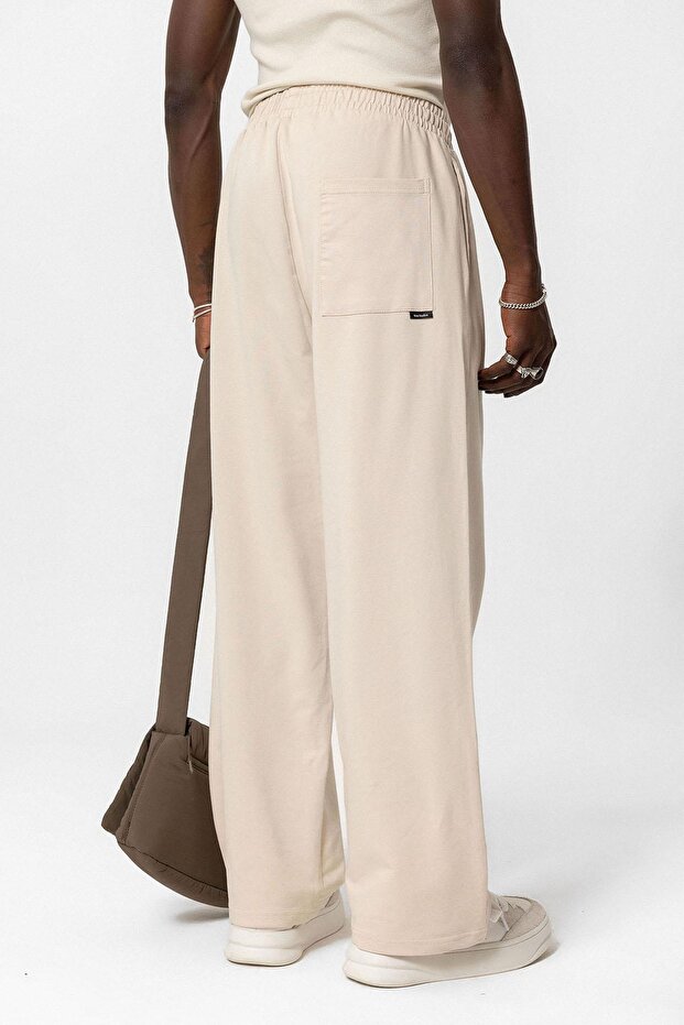 Basıc Oversize Eşofman Takım Taş - 5