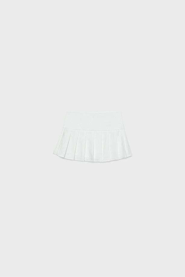 Pilili mini şort etek - 7