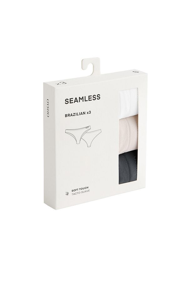 3 adet seamless soft touch Brezilya modeli külot - 7