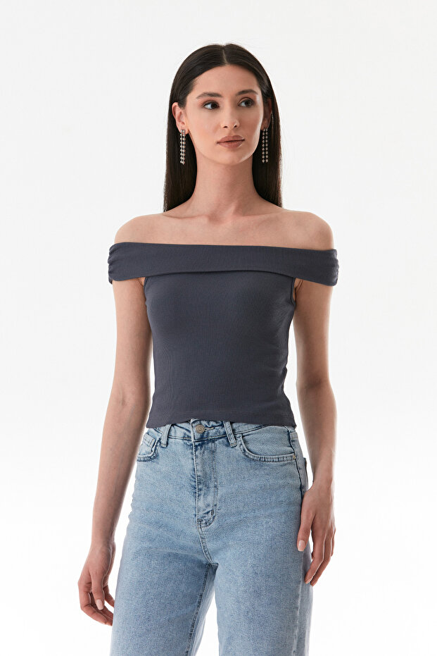 Basic Madonna Yaka Modal Bluz - 3