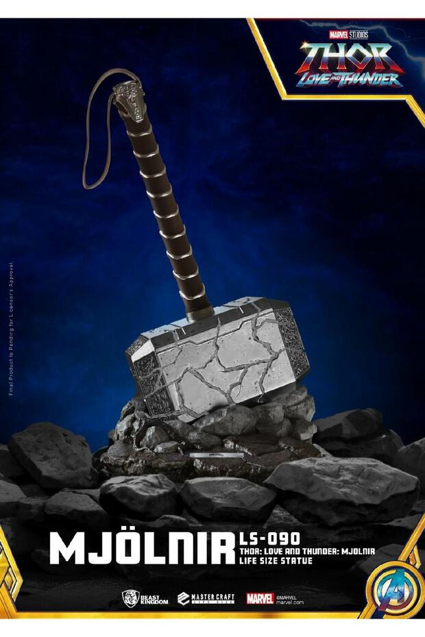 Thor Love And Thunder Mjolnir 1:1 Electronic Scale Statue - 2