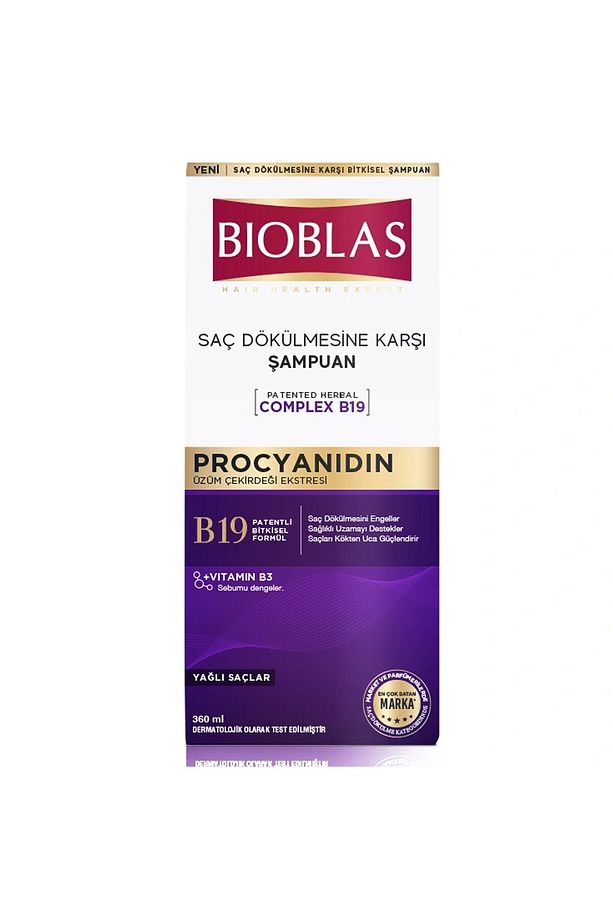 Procyanidin Saç Dökülmesine & Yağlanmaya Karşı Şampuan 360 ml 2 Adet - 2