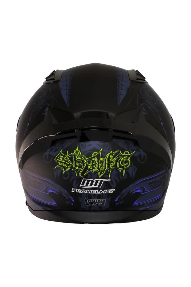 801 Mısıon Blue Full Face Kask - 2