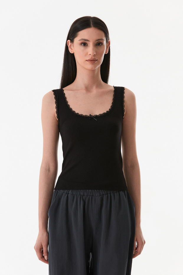 Basic Dantelli Askılı Body - 8