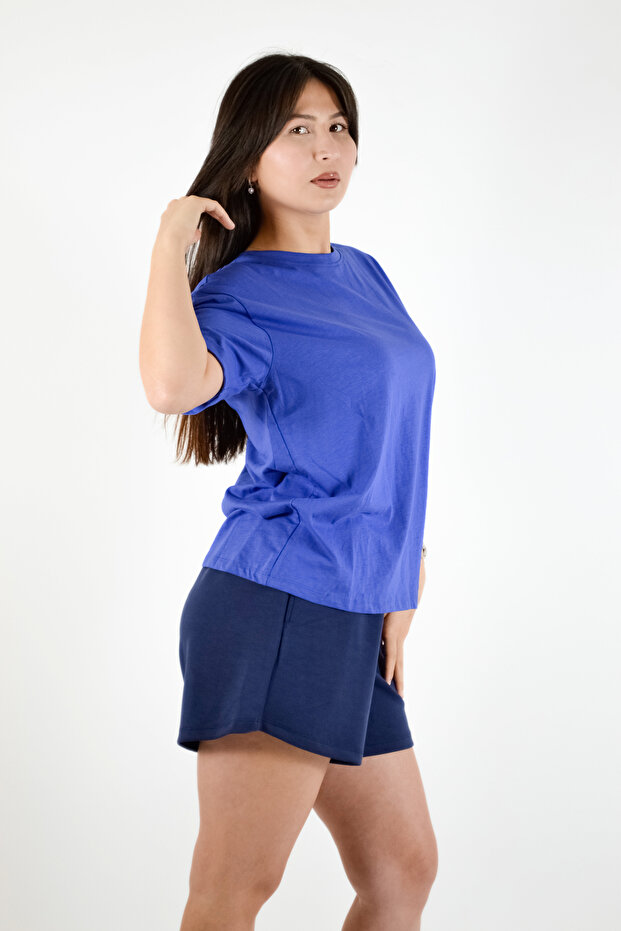 Футболка з круглим вирізом Basic - 4