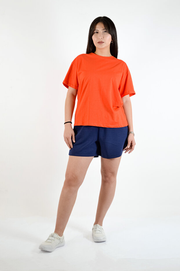 Μπλουζάκι με λαιμόκοψη Basic - 2