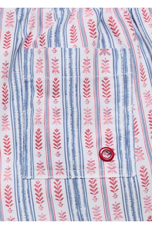 Desenli şort mayo - 5