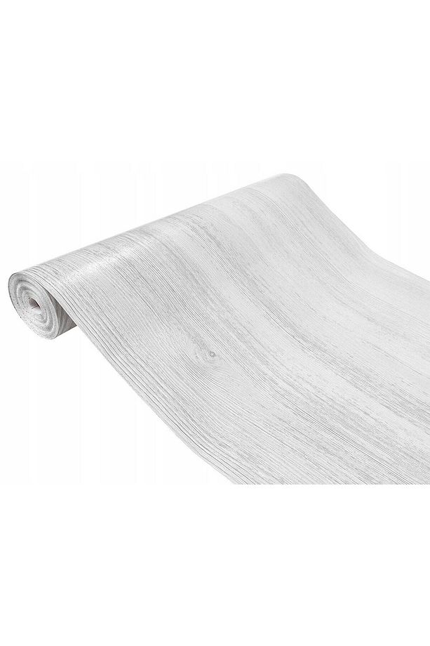 176-0669 Açık Gri Ahşap Desen Yapışkanlı Folyo ( 45 Cm X 1 Mt ) - 1