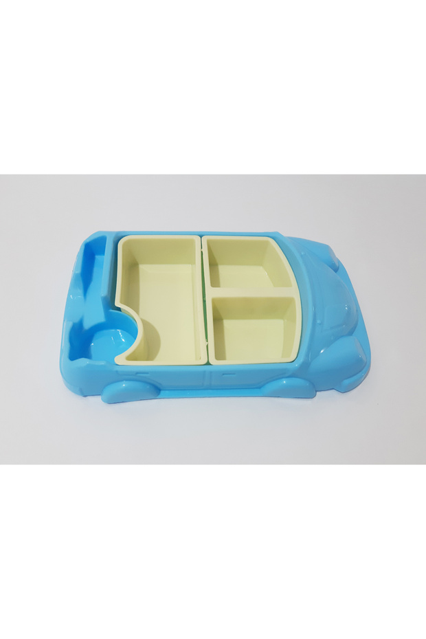 Çocuk İçin Araba Modelli Mama Tabağı 30x18 CM  Kahvaltı ve Yemek Tabağı Çocuklar İçin Tabldot Tepsi - 6
