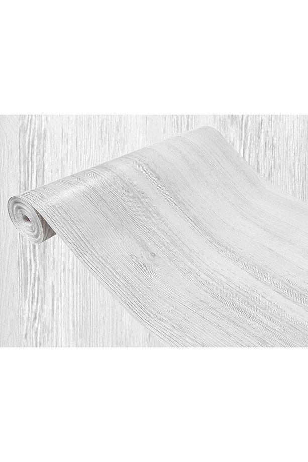 176-0669 Açık Gri Ahşap Desen Yapışkanlı Folyo ( 45 Cm X 1 Mt ) - 3