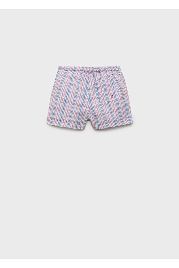 Desenli şort mayo - 2