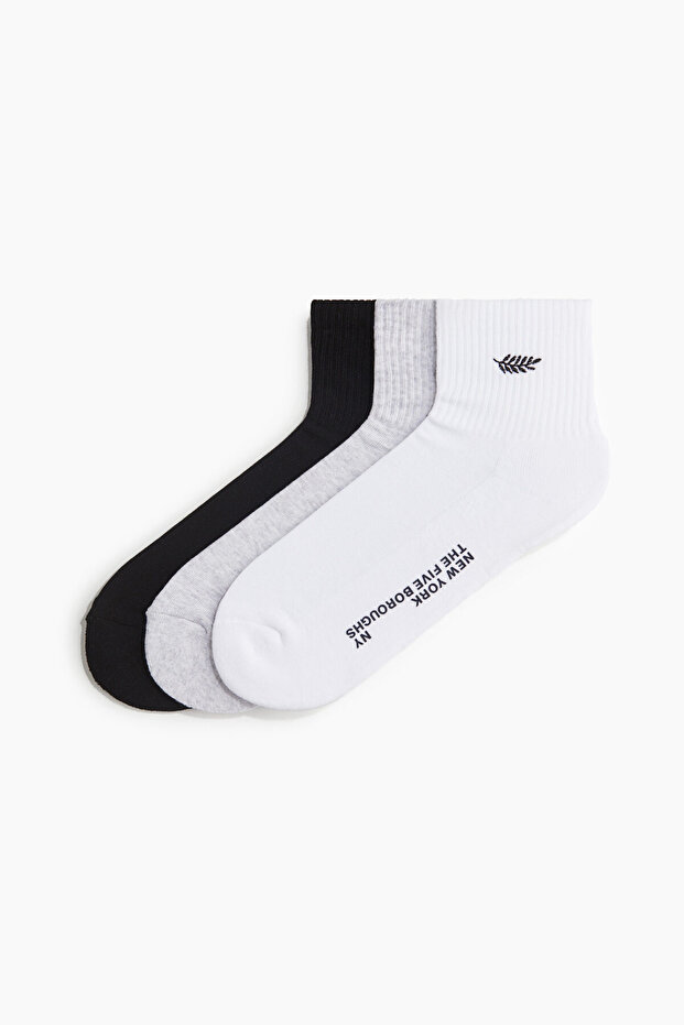 3’lü Kısa Çorap - 1