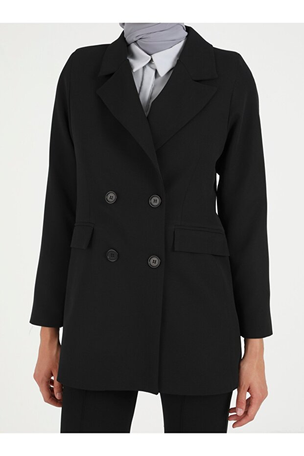 سترة فاف سوداء - 4