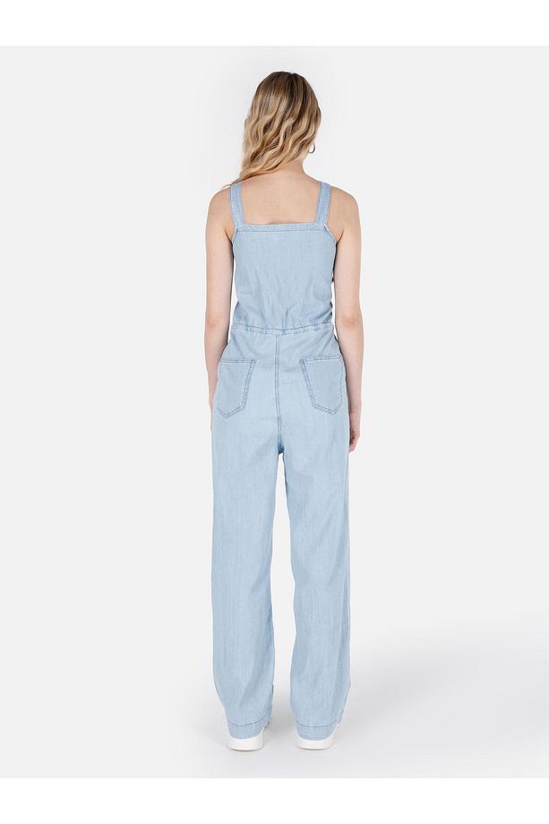 Regular Fit Kadın Mavi Jean Pantolon - 2