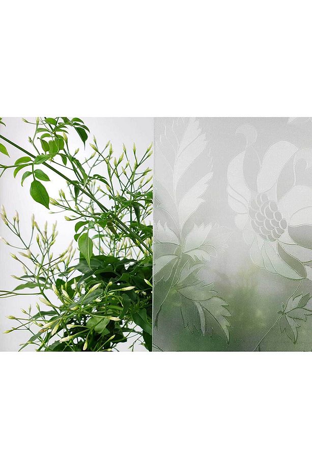276-8325 Kendinden Yapışkanlı Cam Folyo Çiçek Desenli (67 CM X 2 MT) - 5