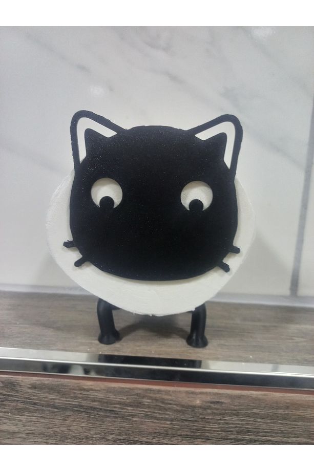 Koyun veya Kedi  Şeklinde 3D Printer Peçetelik,tuvalet kağıtlığı - Şık ve Eğlenceli Tasarım - 1