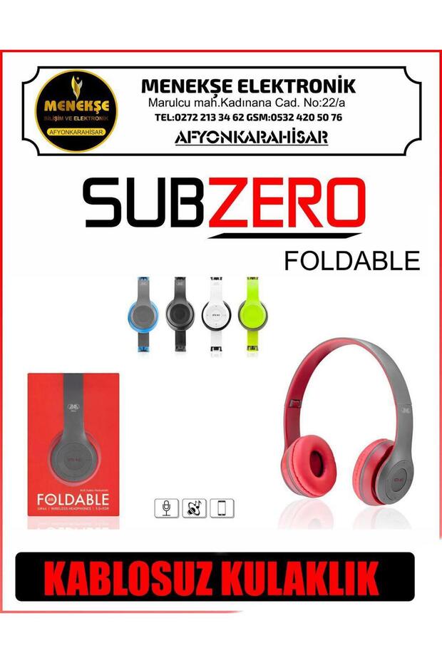 Sw44 Katlanabilir Bluetooth Kulaklık - 1