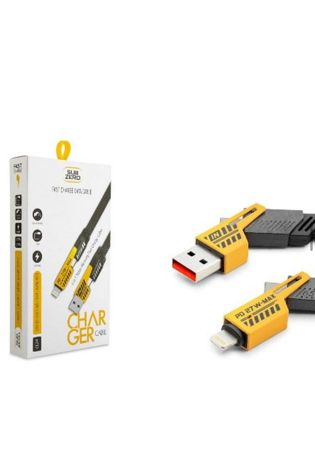 Tüm Telefonlara Uyumlu Cl24 Süper Hızlı 4 In 1 Sarj Kablosu - 2