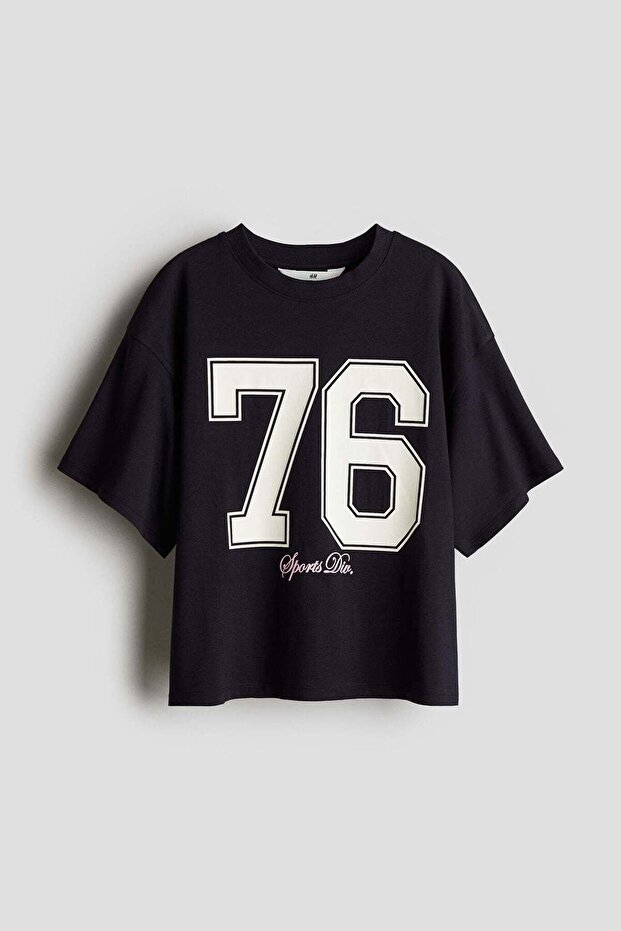 Oversized cotton T-shirt