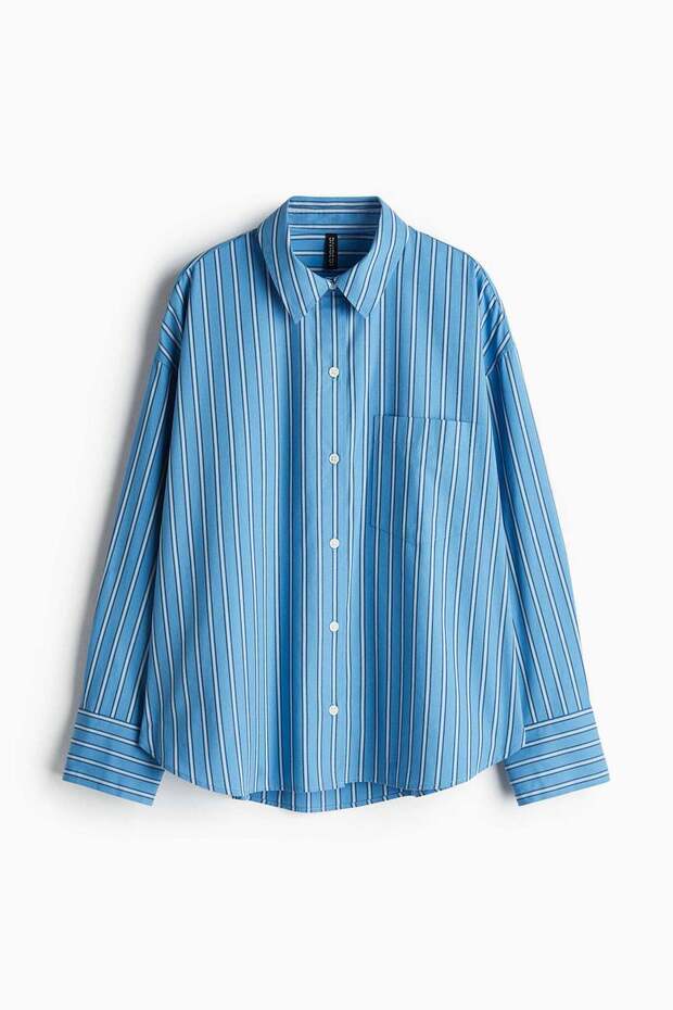 Oversized cotton shirt
