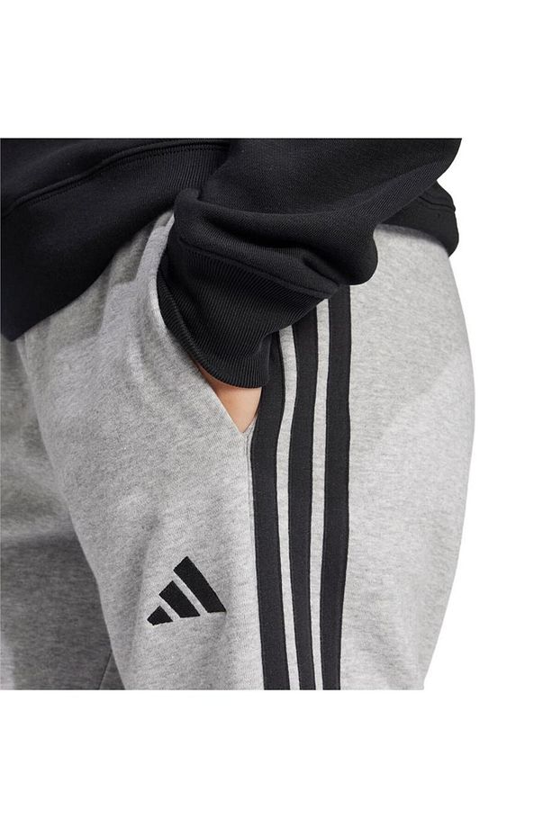 Essentials 3-Stripes French Terry Cuffed Eşofman Altı - 4