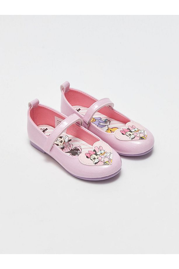 LCW Minnie Mouse Baskılı Kız Çocuk Babet - 1