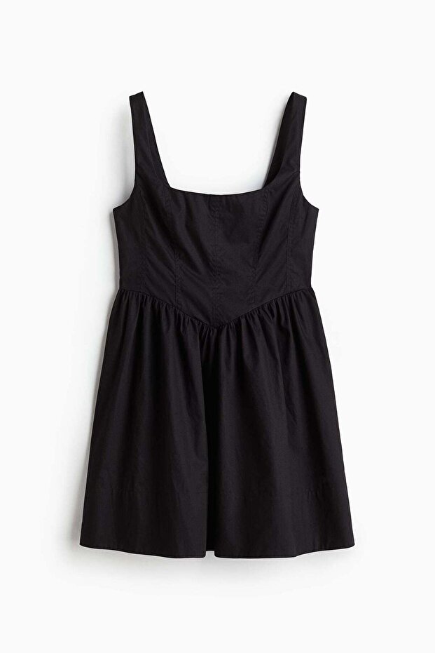 Flared-skirt dress